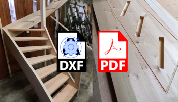 DXF/DWG, PDF, Export für CNC-Maschinen